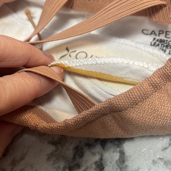 Capezio Canvas Tan Flesh Ballet Shoes - Picture 8 of 8